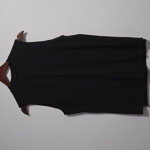 Alphalete Men's High-Neck Premium Cutoff Black tank marbled medium like new